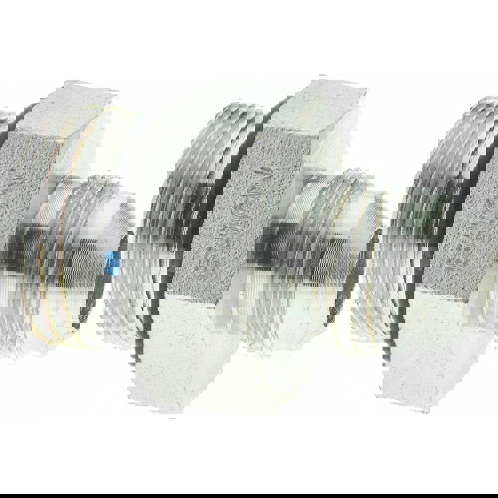 Steel Flared Tube Straight Thread Connector: 3/8